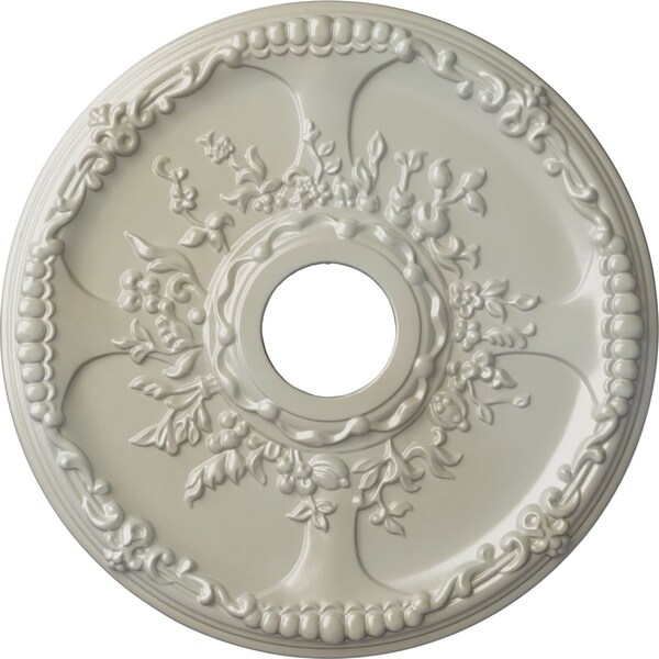Ekena Millwork Antioch Ceiling Medallion (Fits Canopies up to 3 1/2"), 18"OD x 3 1/2"ID x 1 3/8"P, Flash Blue CM18SEFBS - main